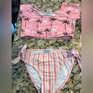 Snapper Rock Girls Bikini Swimsuit Set Size 10 (9-10 Yr